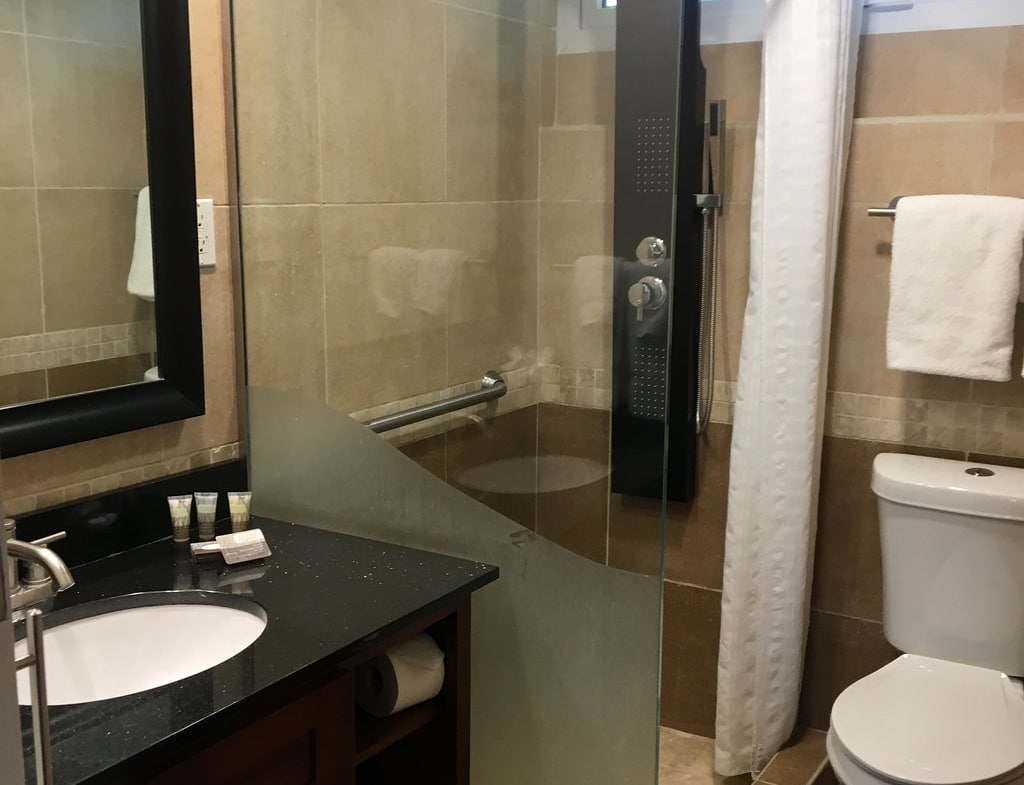 Bathroom area