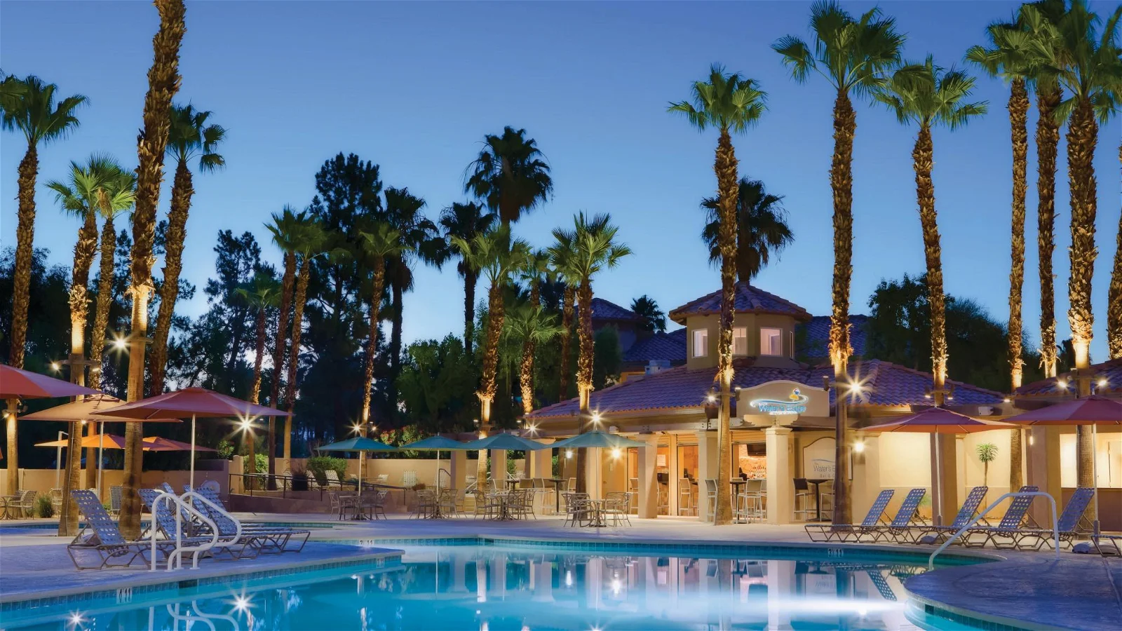 Swimming Pool at Night
