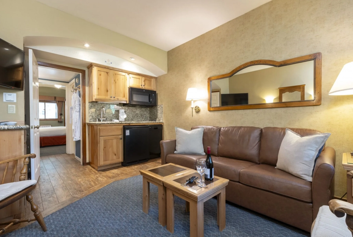 Olympic Village Inn Living Room