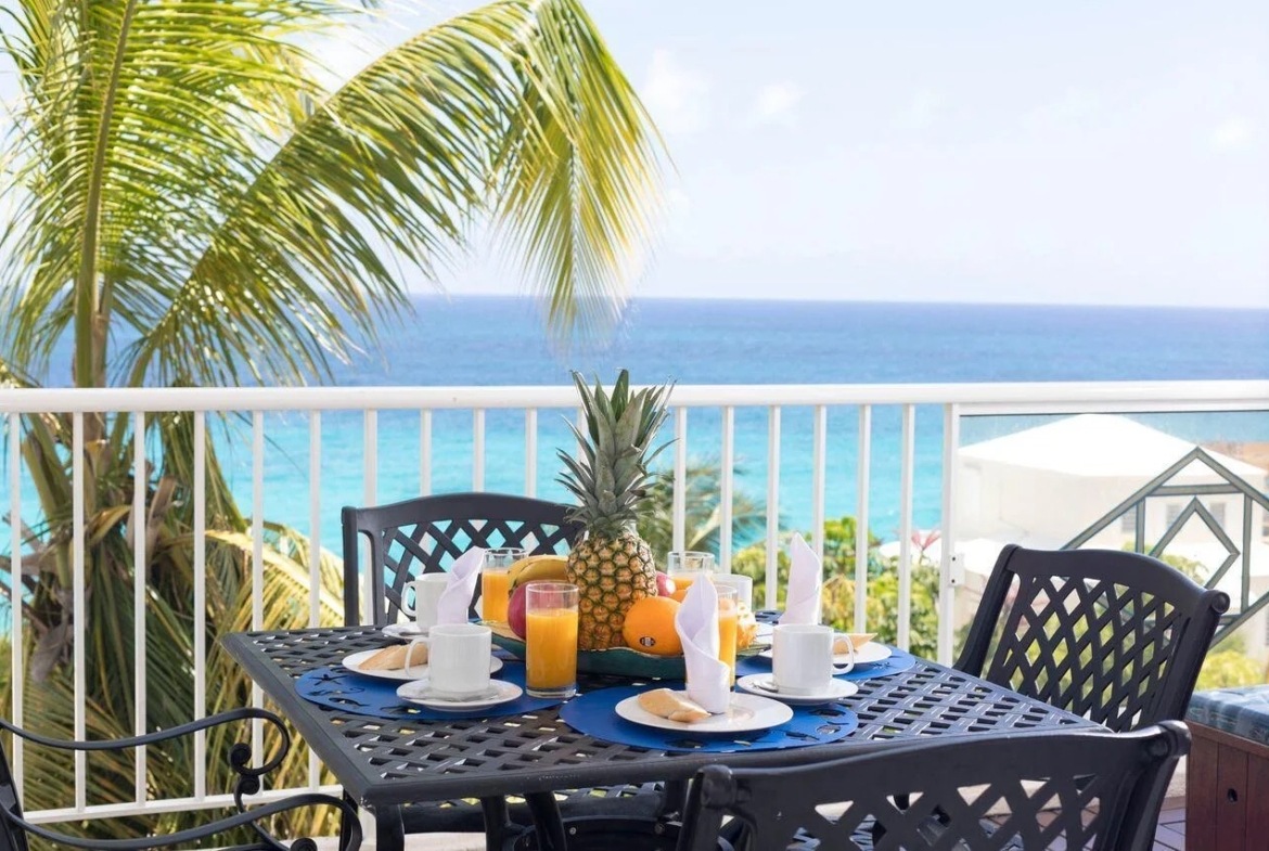 breakfast on patio