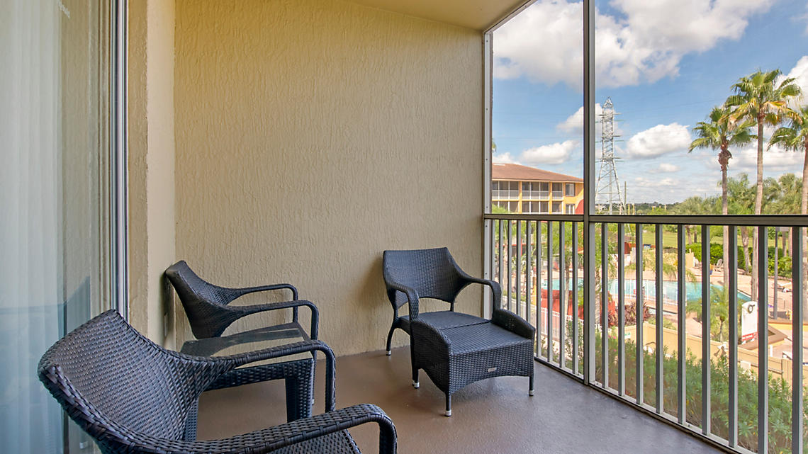 balcony at Bluegreen Resorts, Orlando’s Sunshine Resort