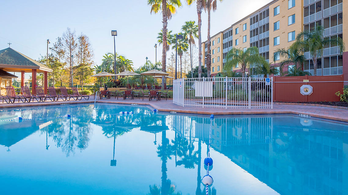 resort pool area