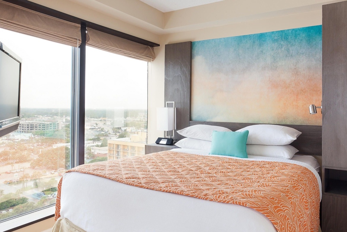 seaglass tower, a bluegreen resort, bedroom