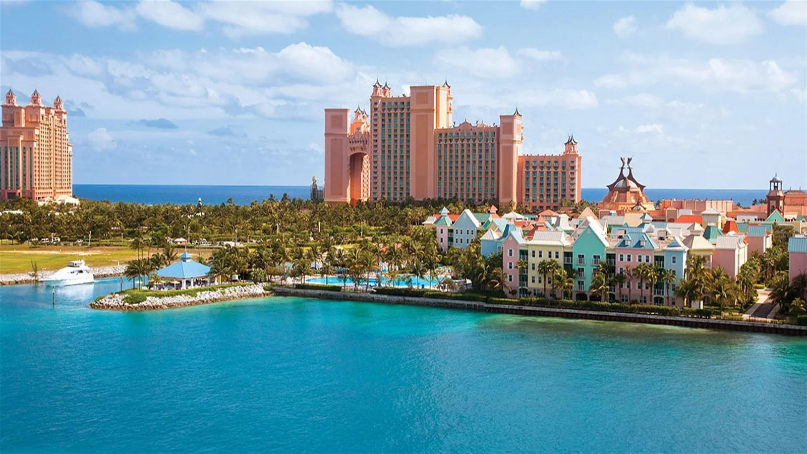 Harborside Resort at Atlantis I with Atlantis Resort in background