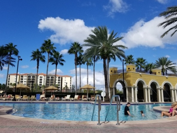 Hilton Grand Vacations at Tuscany Village Pool Area