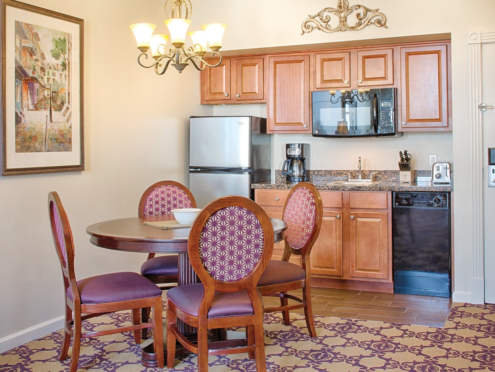 dining and kitchen