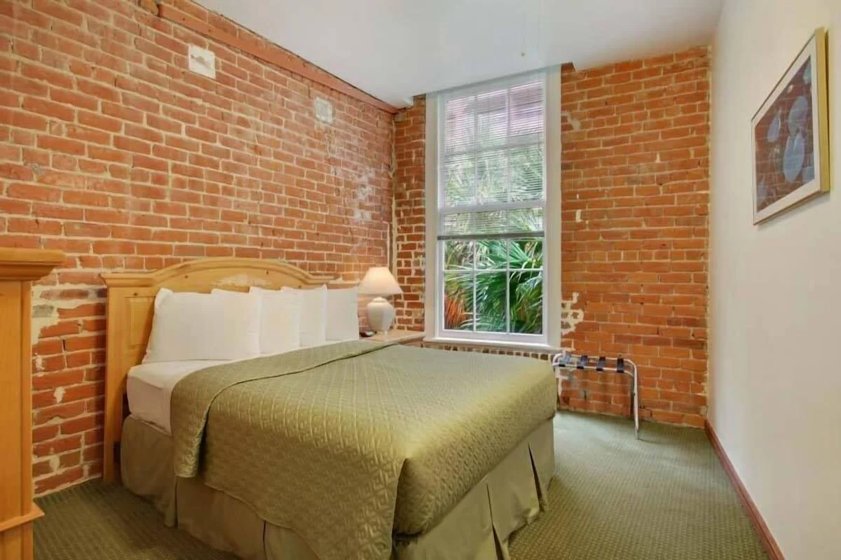 Red Brick Bedroom