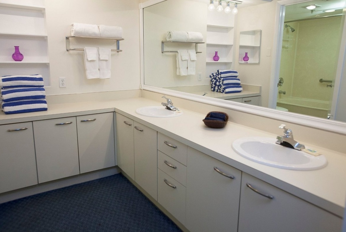 Bathroom With His and Hers Vanity