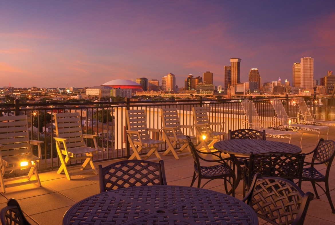 rooftop lounge