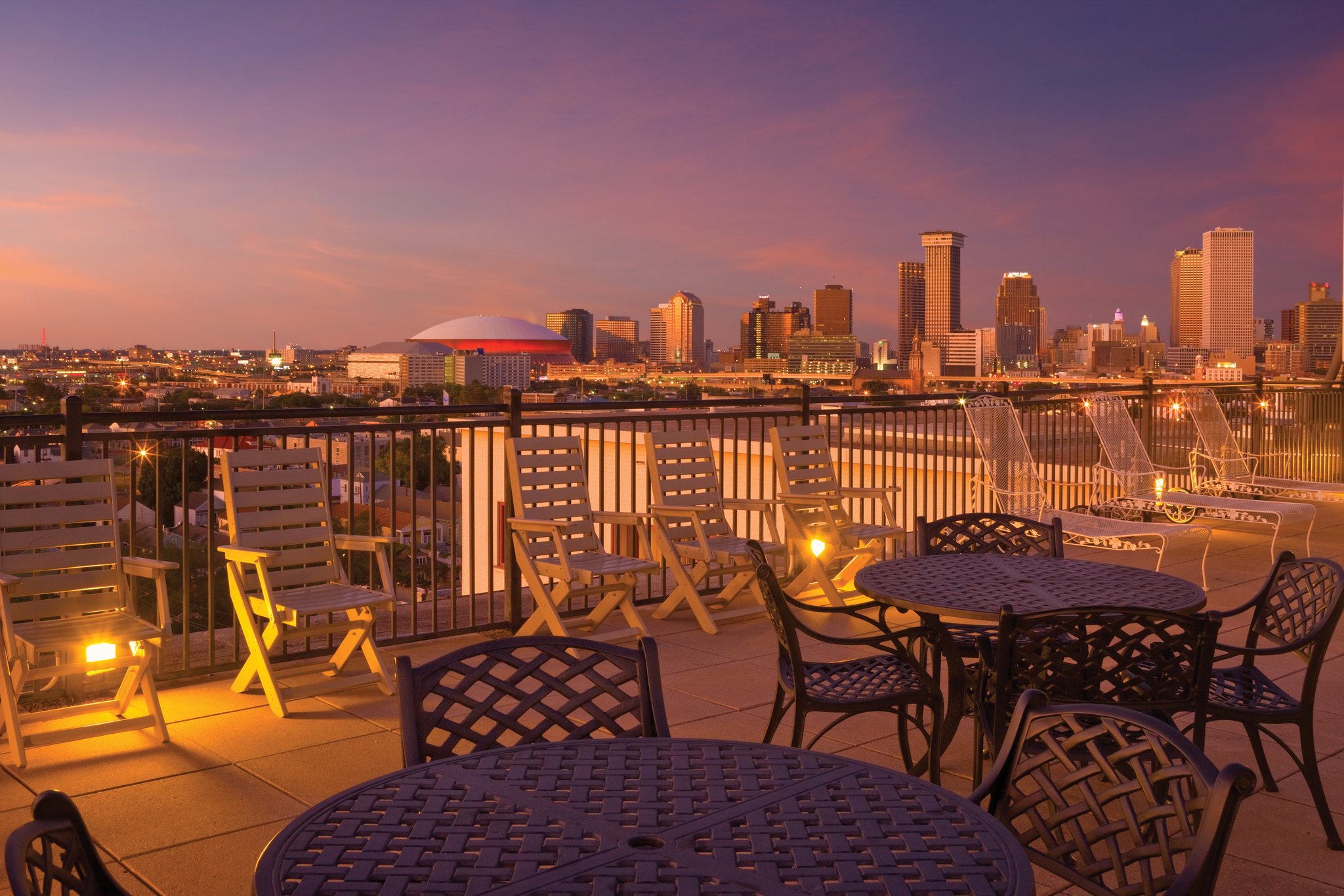 rooftop lounge