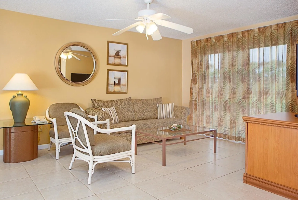 living room at Legacy Vacation Club Palm Coast