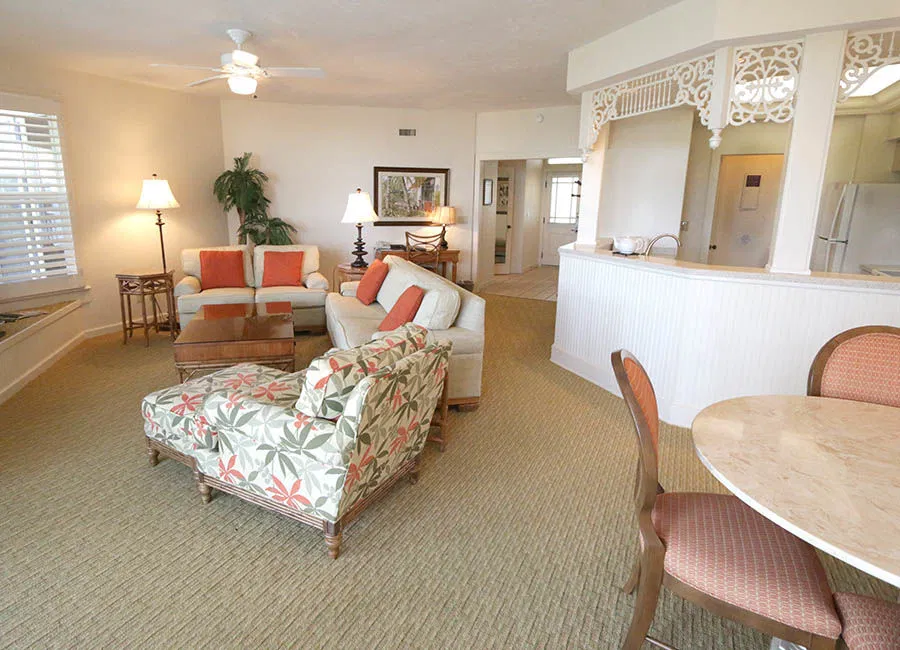 Sanibel Cottages Living Area