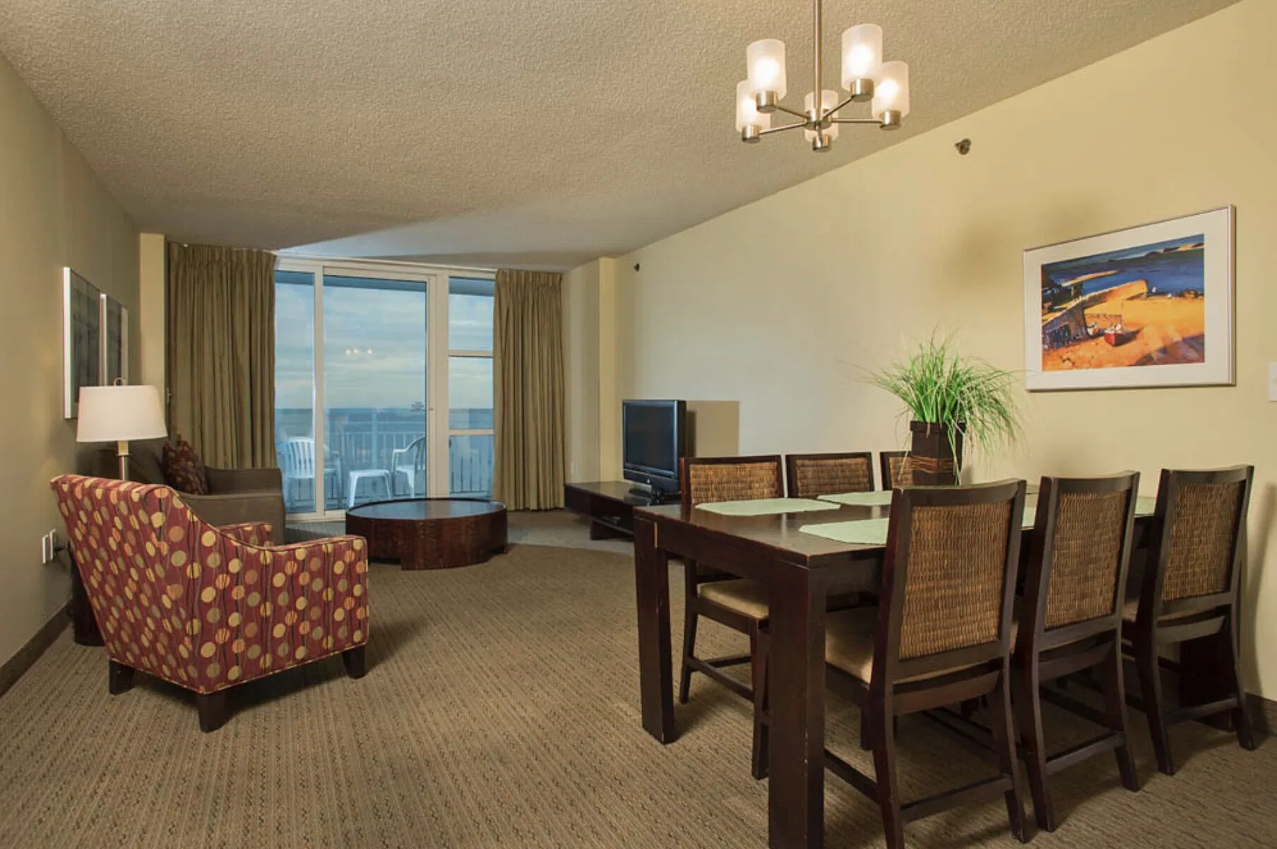 Seaside Resort Living Area