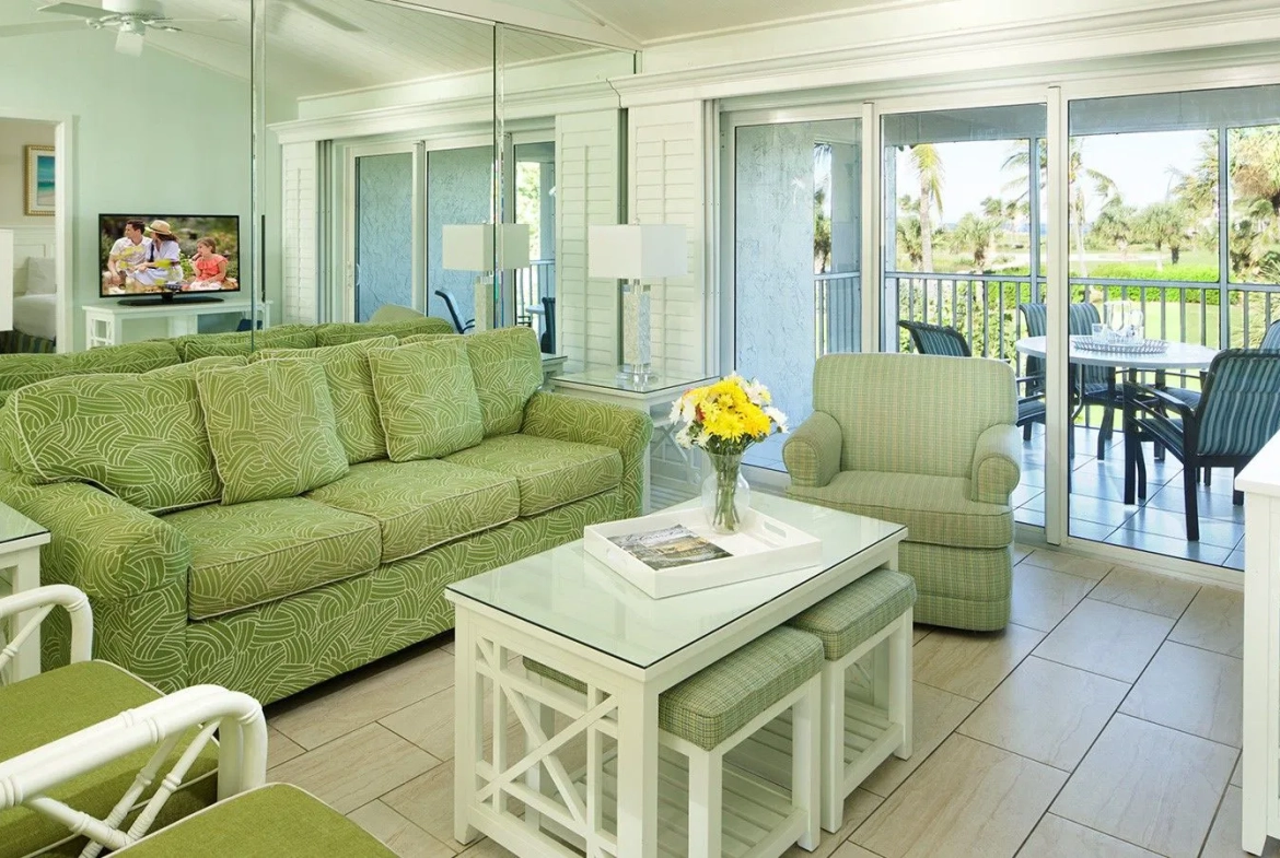 South Seas Club at South Seas Island Resort Living Area
