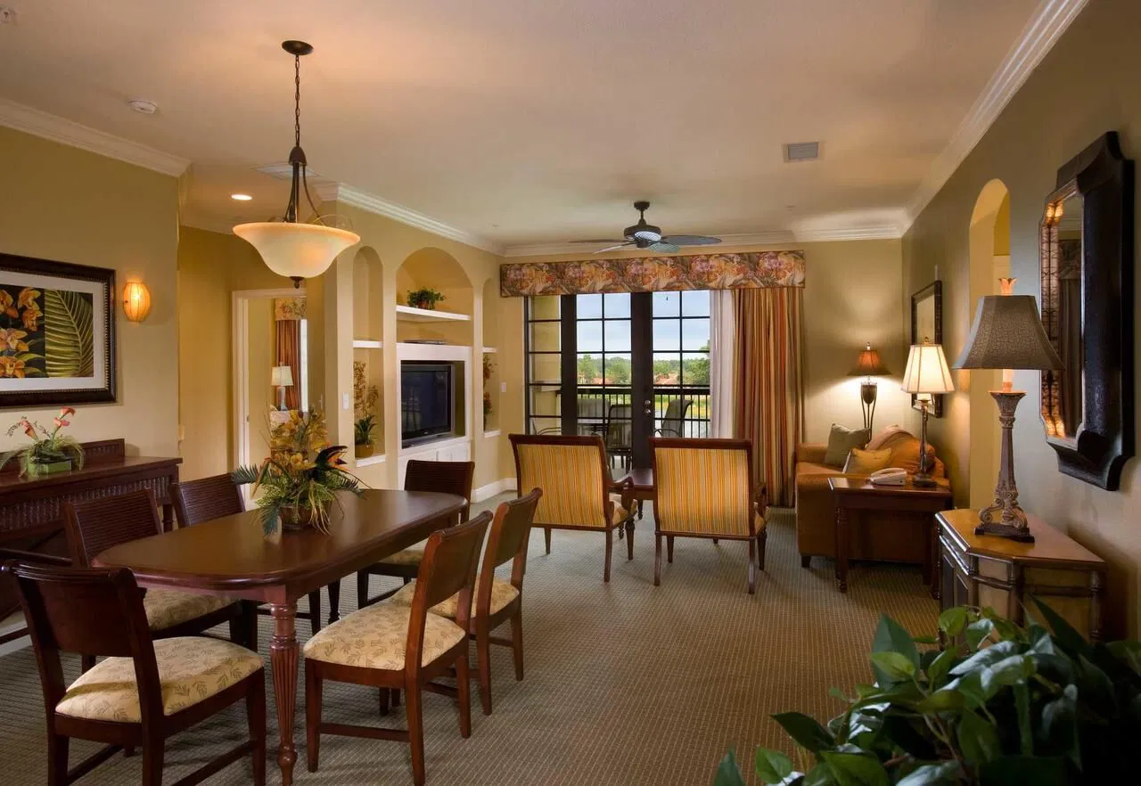 The Berkley Orlando Living and Dining Area