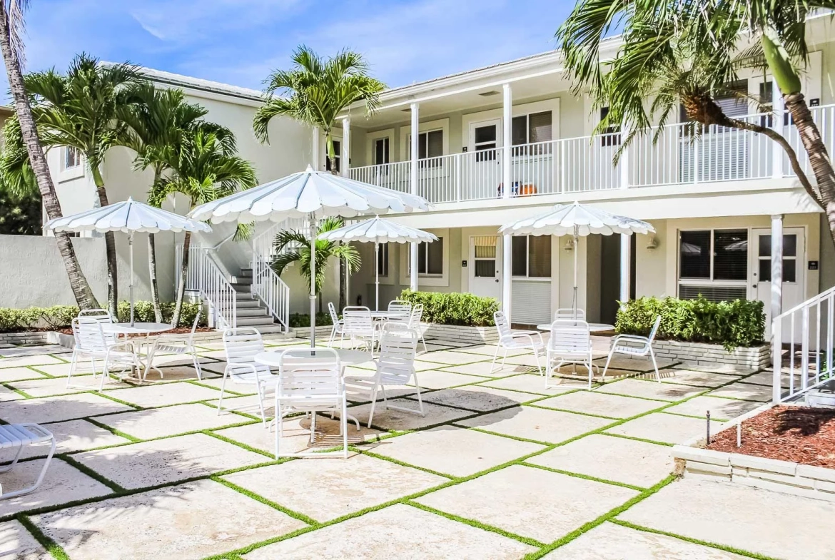 resort exterior area