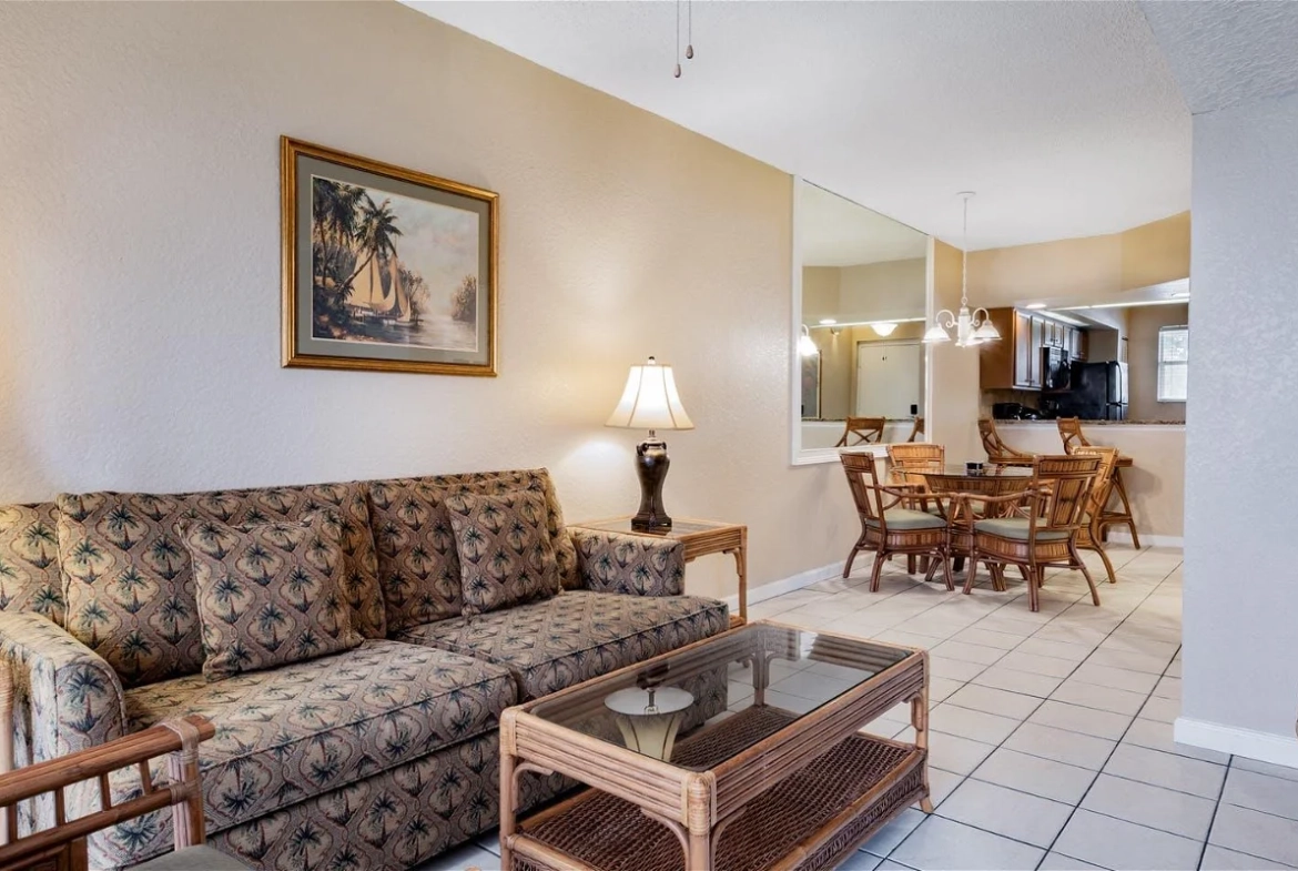 Vacation Villas At Fantasyworld II Living Room