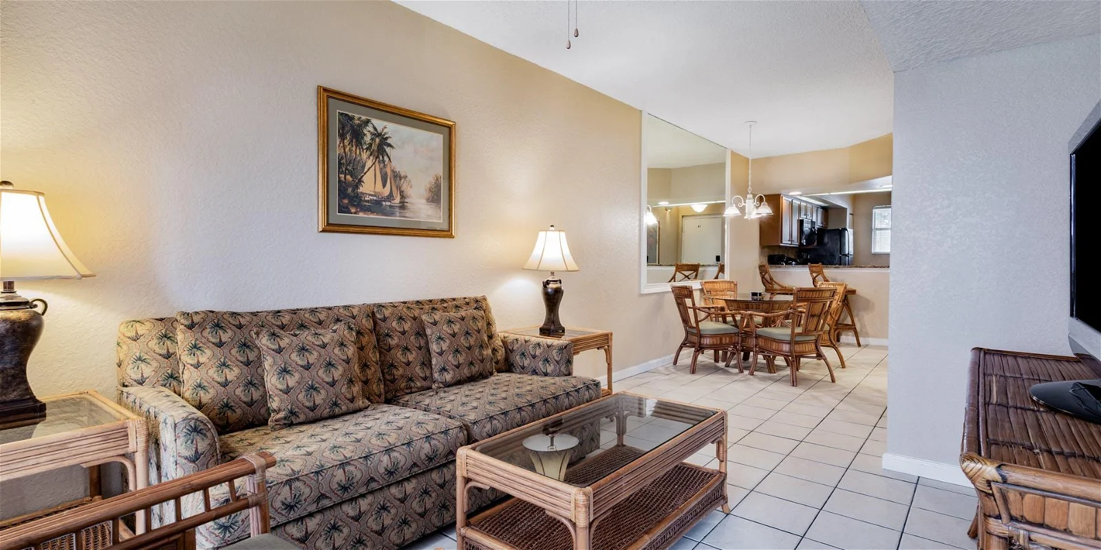 Vacation Villas At Fantasyworld II Living Room