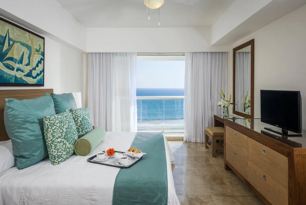 bedroom area at Mayan Palace Acapulco