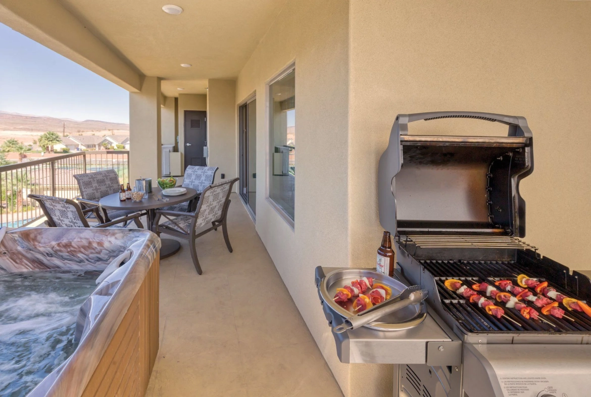 WorldMark St. George Balcony With Grill