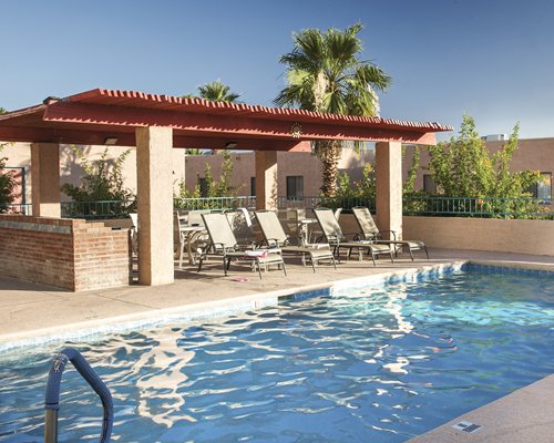 Outdoor pool area