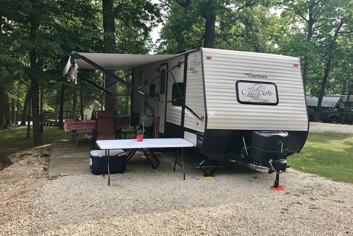 Lost Valley Lake RV Resort set up