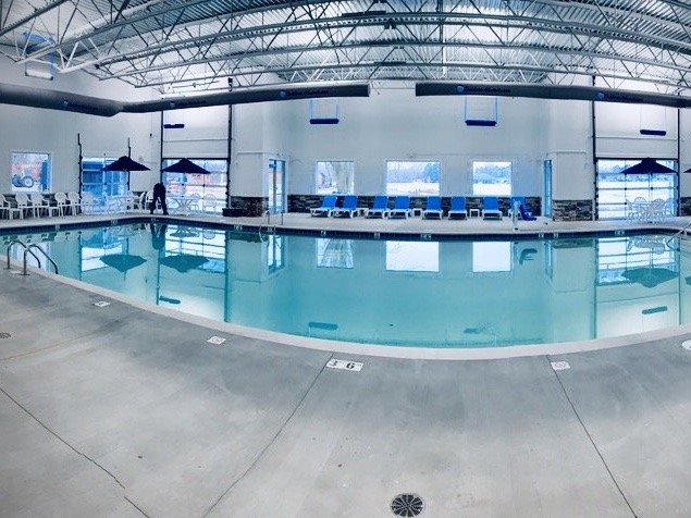 indoor pool area