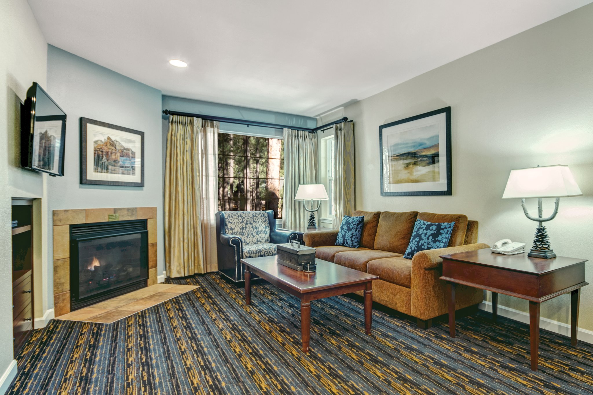 WorldMark Pinetop Living Area