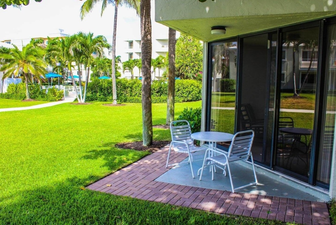 balcon patio area