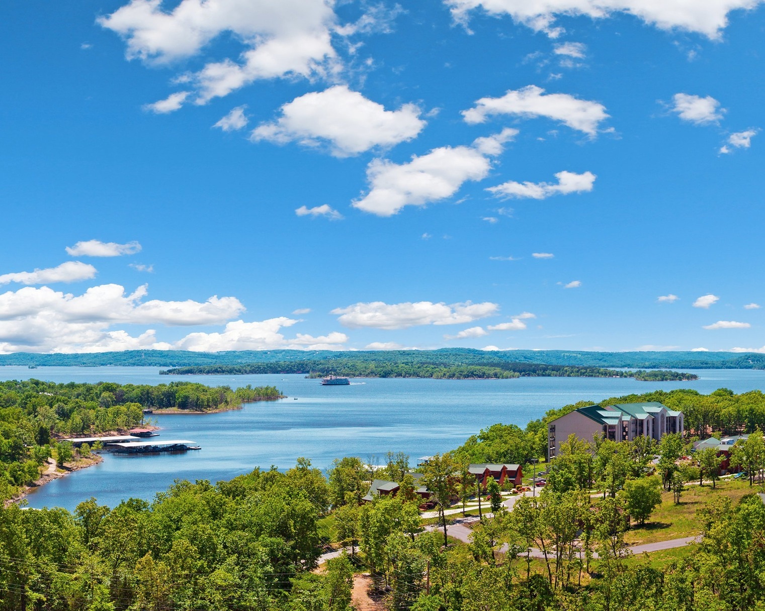 aerial view of resort
