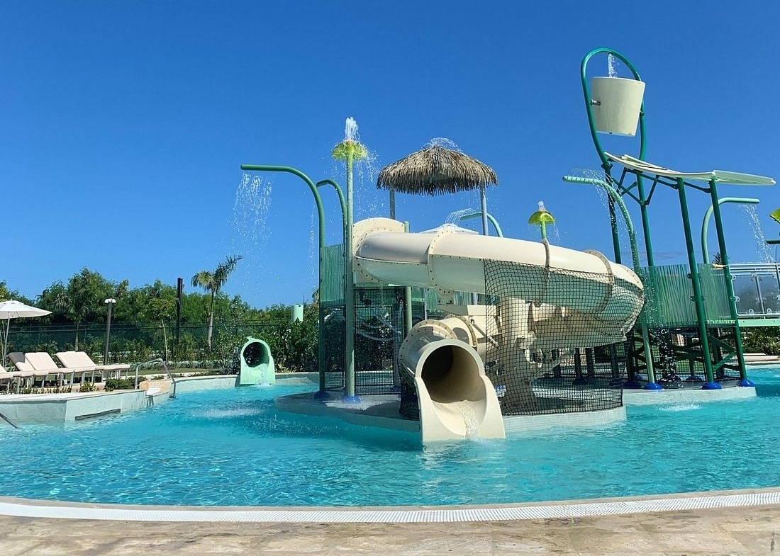 water slide