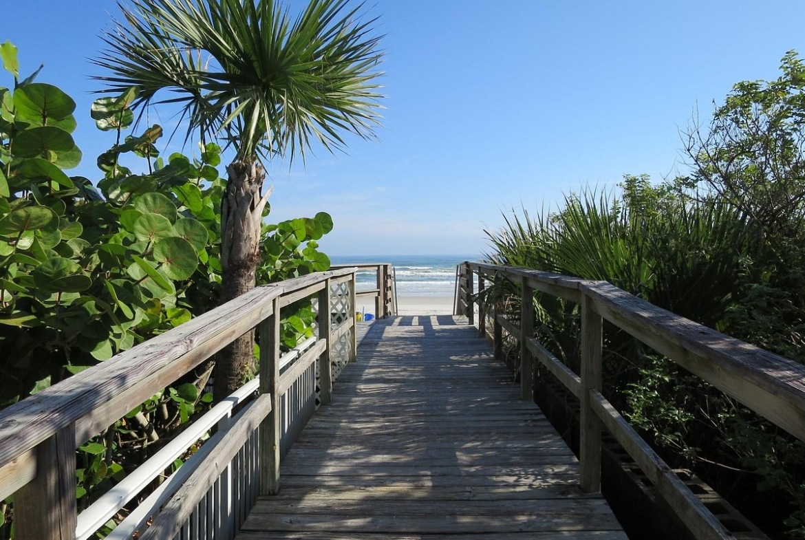 walkway to beach