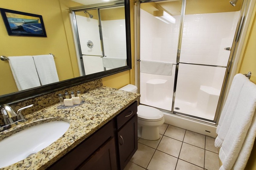 bathroom area at Diamond Daytona Beach Regency