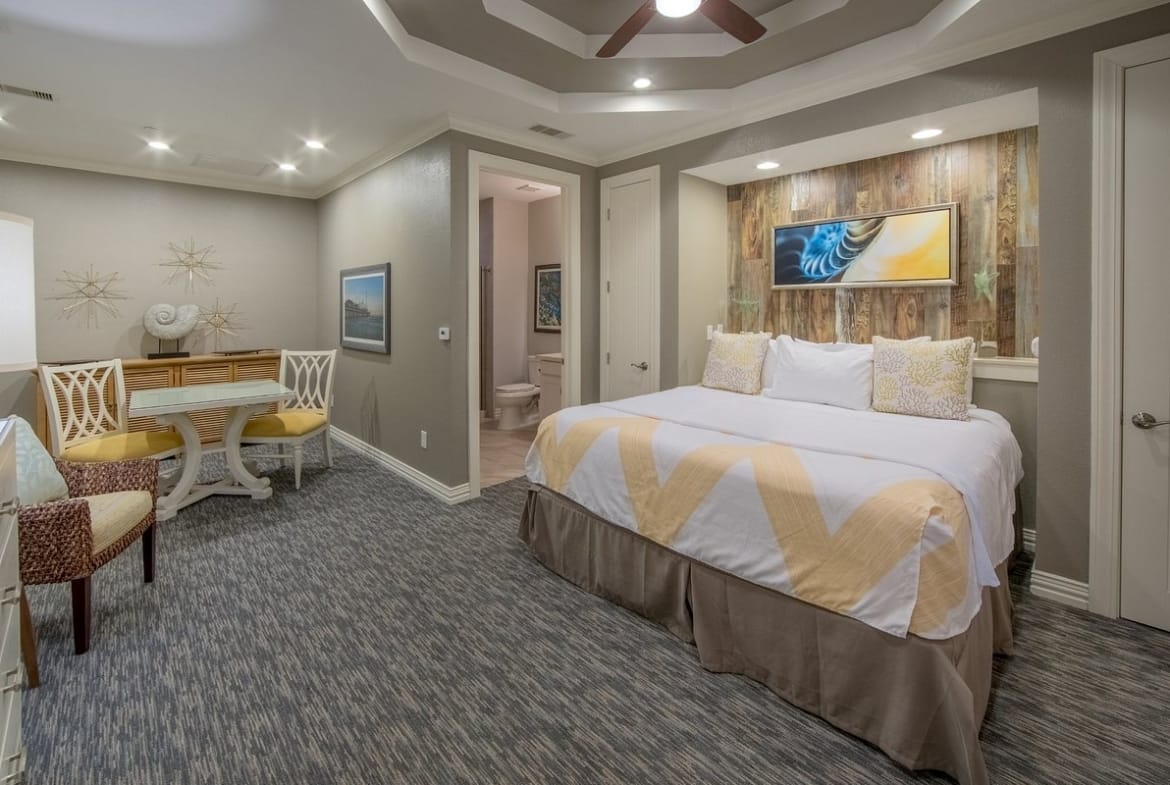 Galveston Seaside Resort Trust Points bedroom