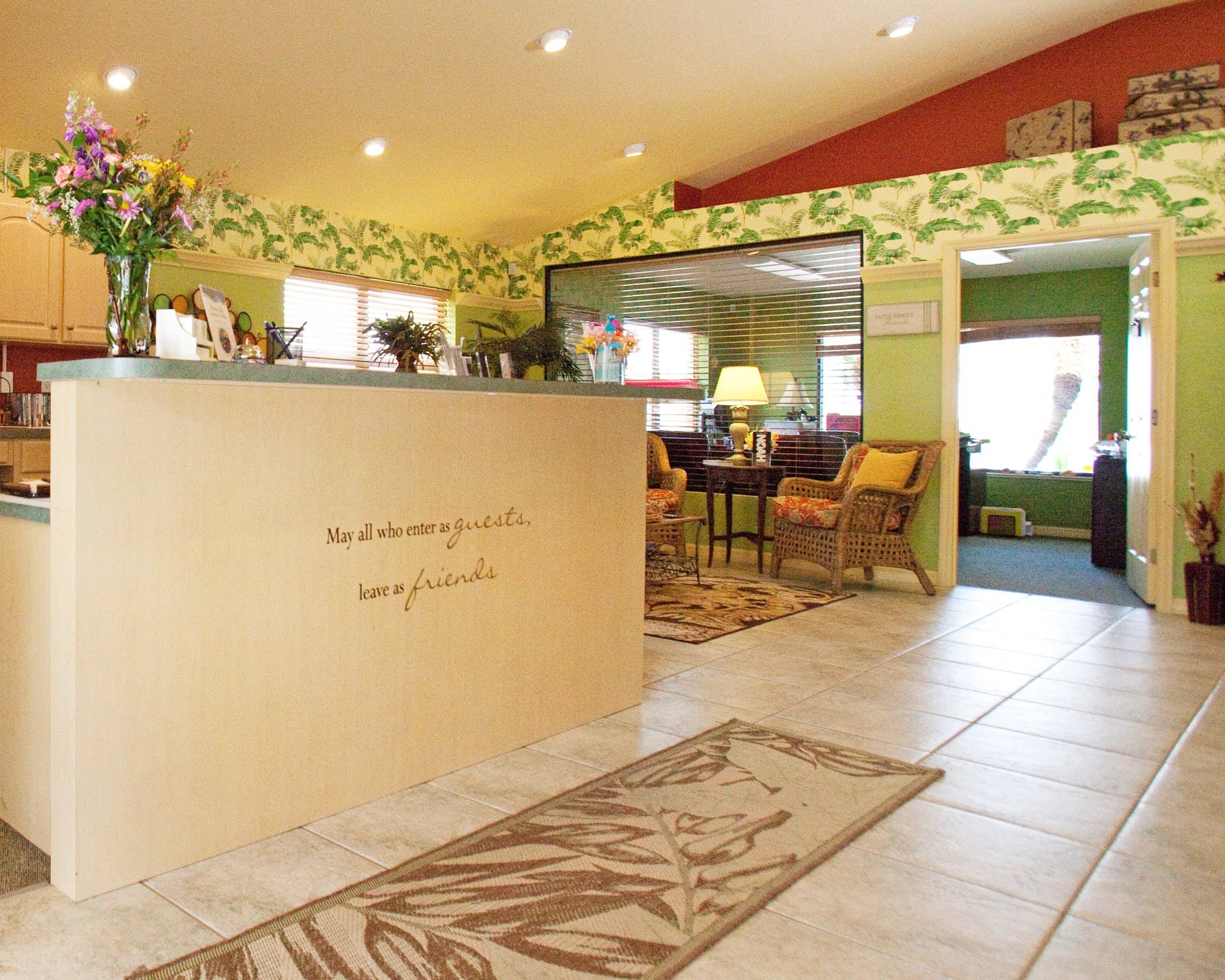 lobby area