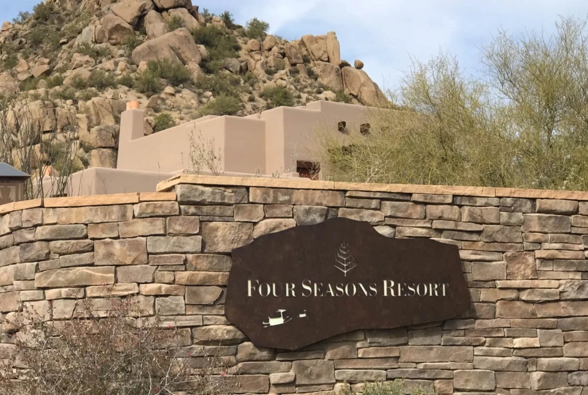 resort sign