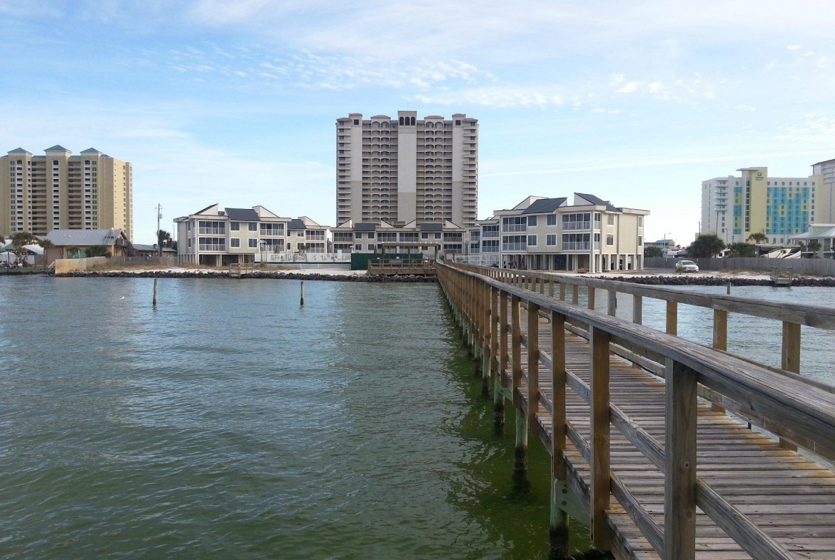 boardwalk area