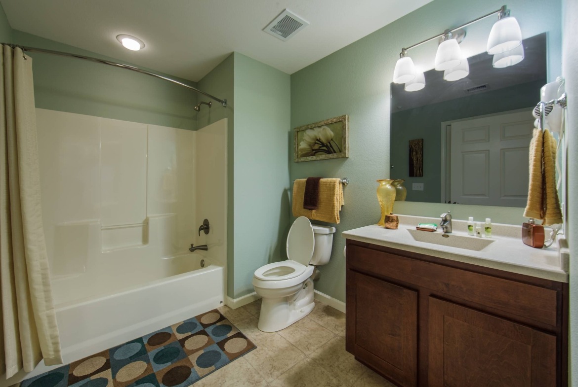 bathroom area