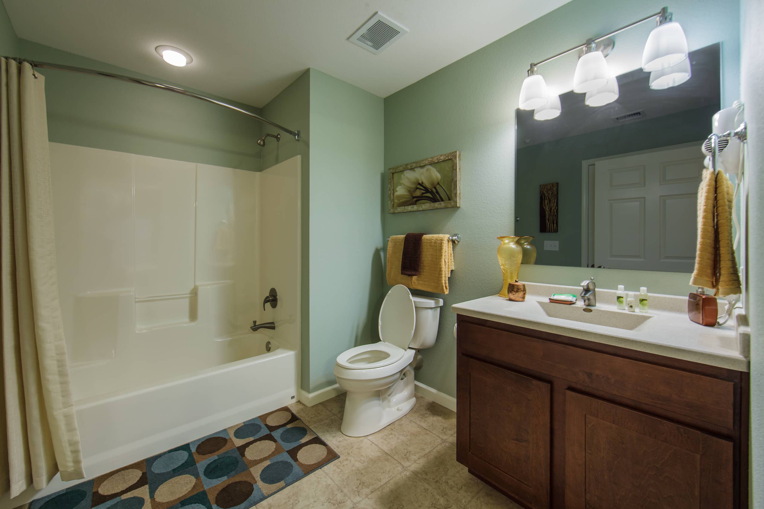 bathroom area
