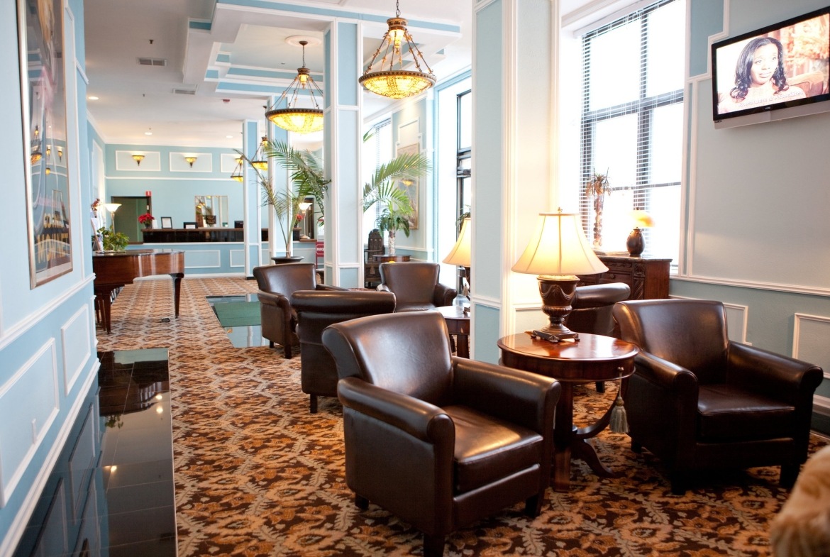 lobby area