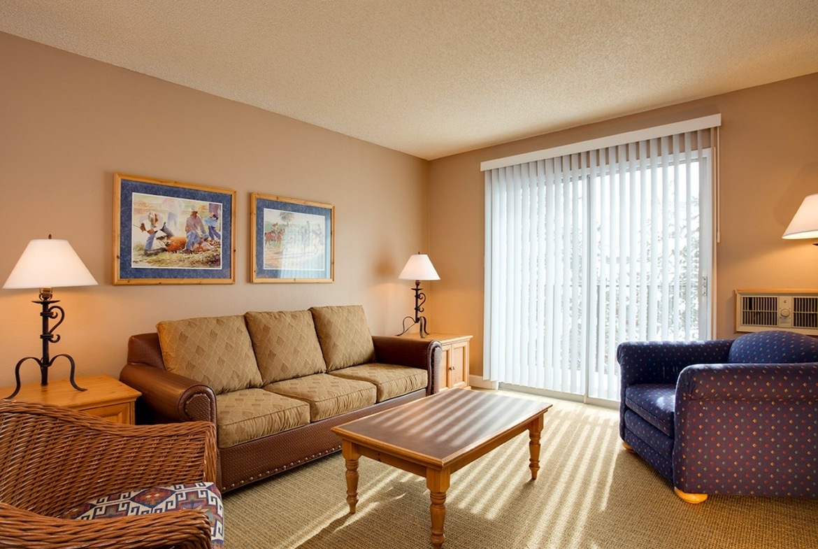 living room area at Legacy Vacation Resorts-Steamboat Springs Suites