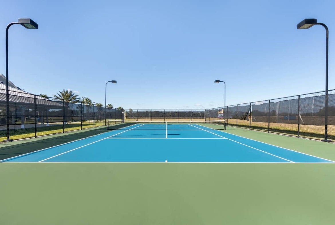 tennis courts