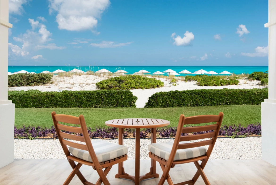 patio with view