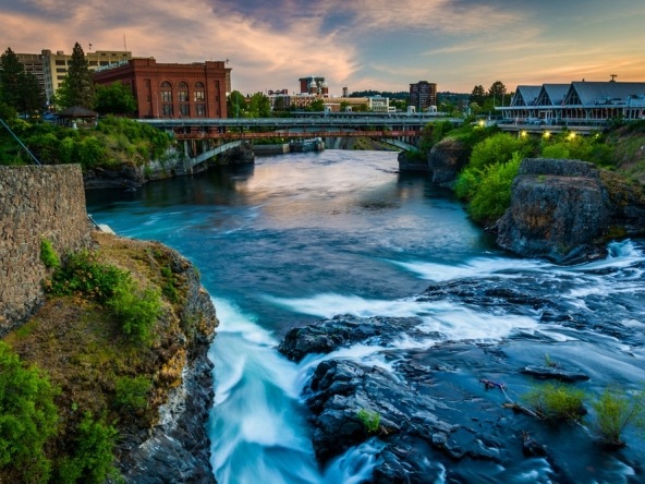 Spokane, WA Ponderosa Falls