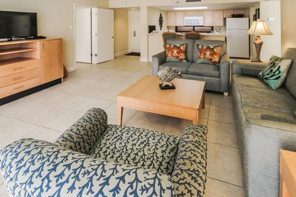Vacation Resorts International - Padre Island Living Area