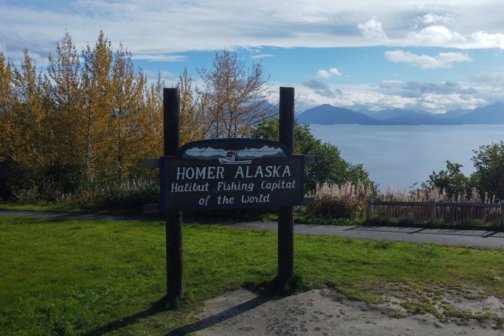 Homer, Alaska, sign