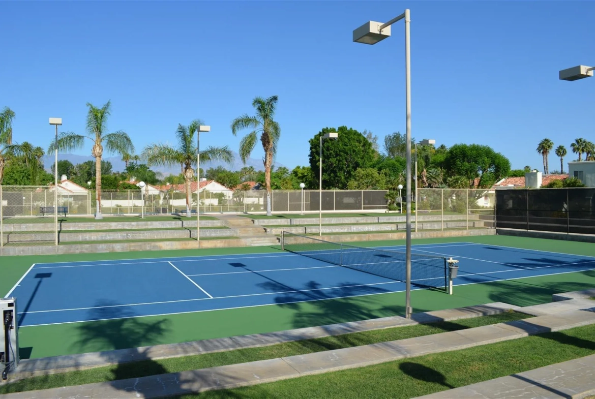 tennis courts