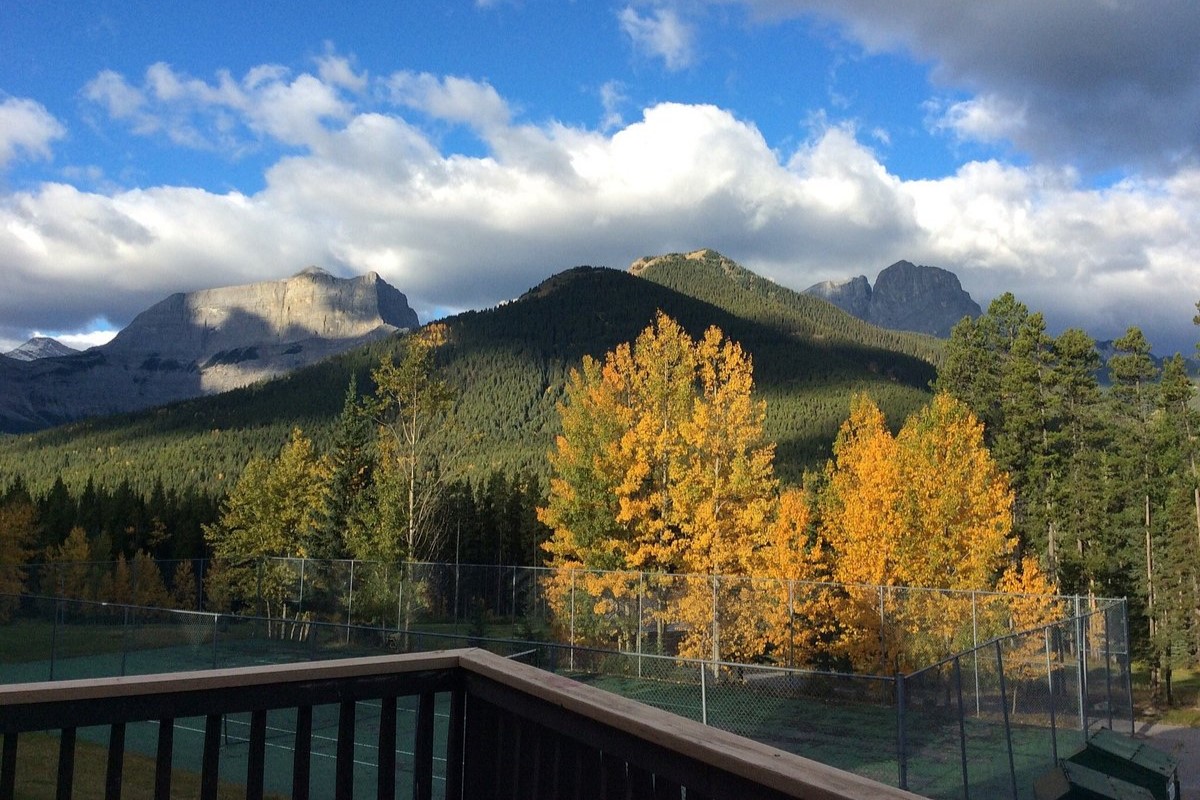 view from the chalet