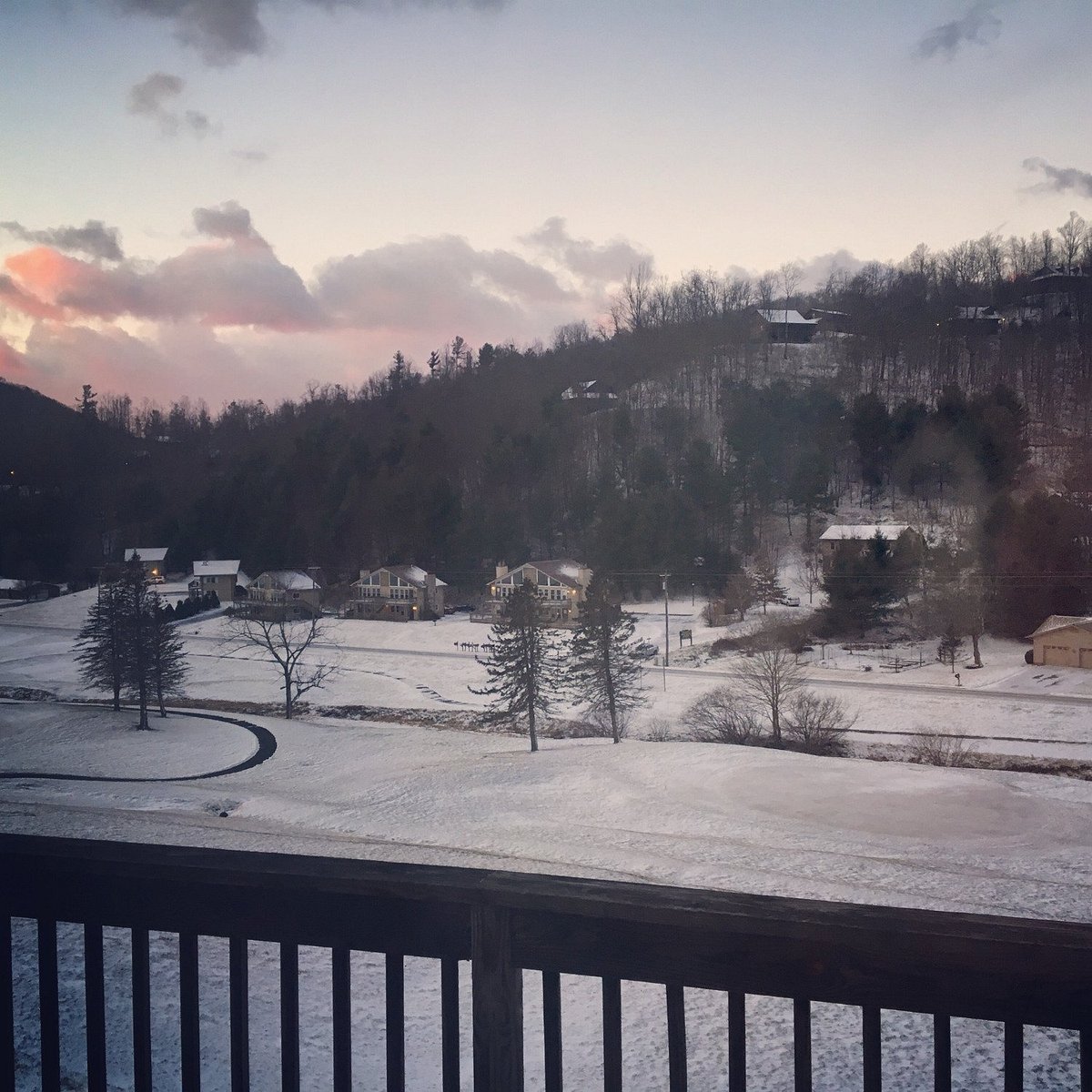 Willow Valley Resort in Winter