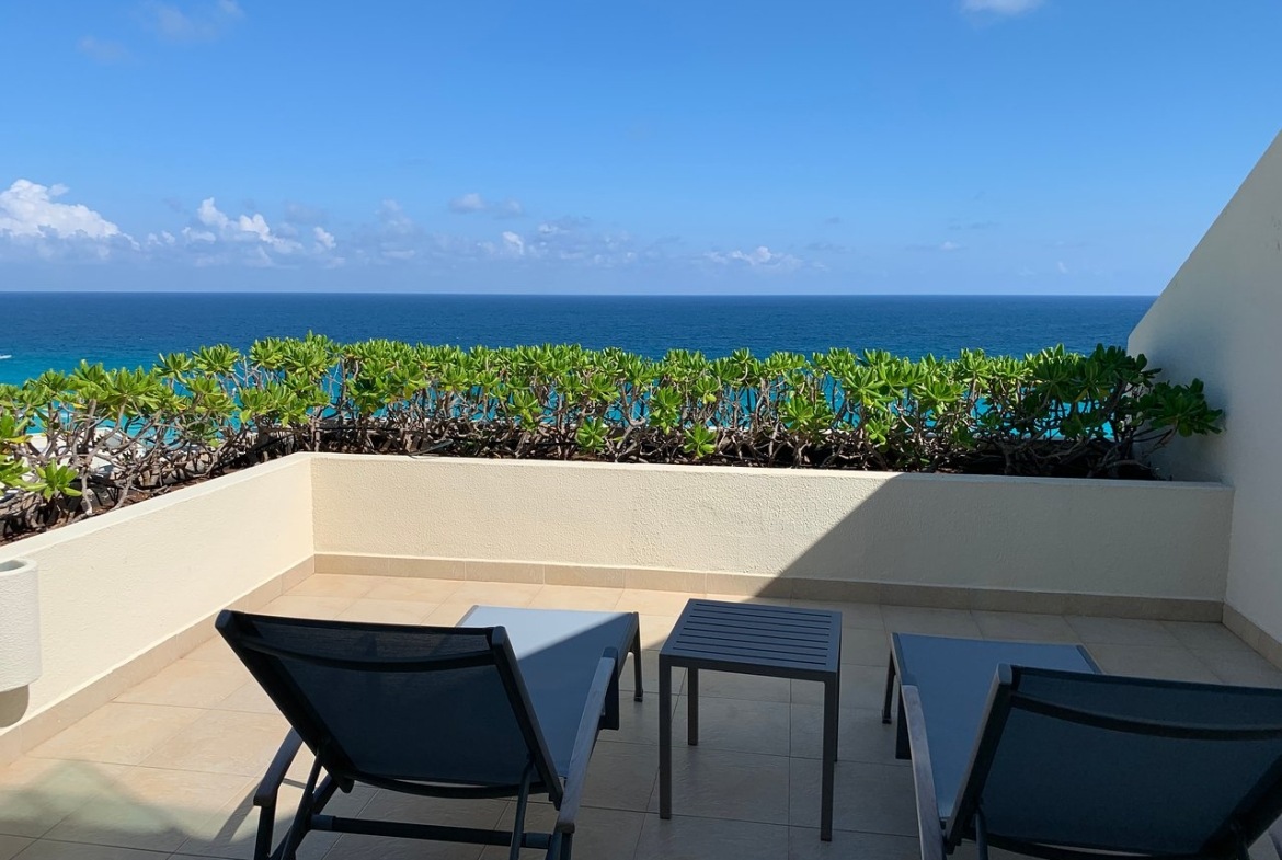 balcony area